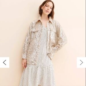 BB Dakota NWTs Glitter Sweet Shirt Jacket